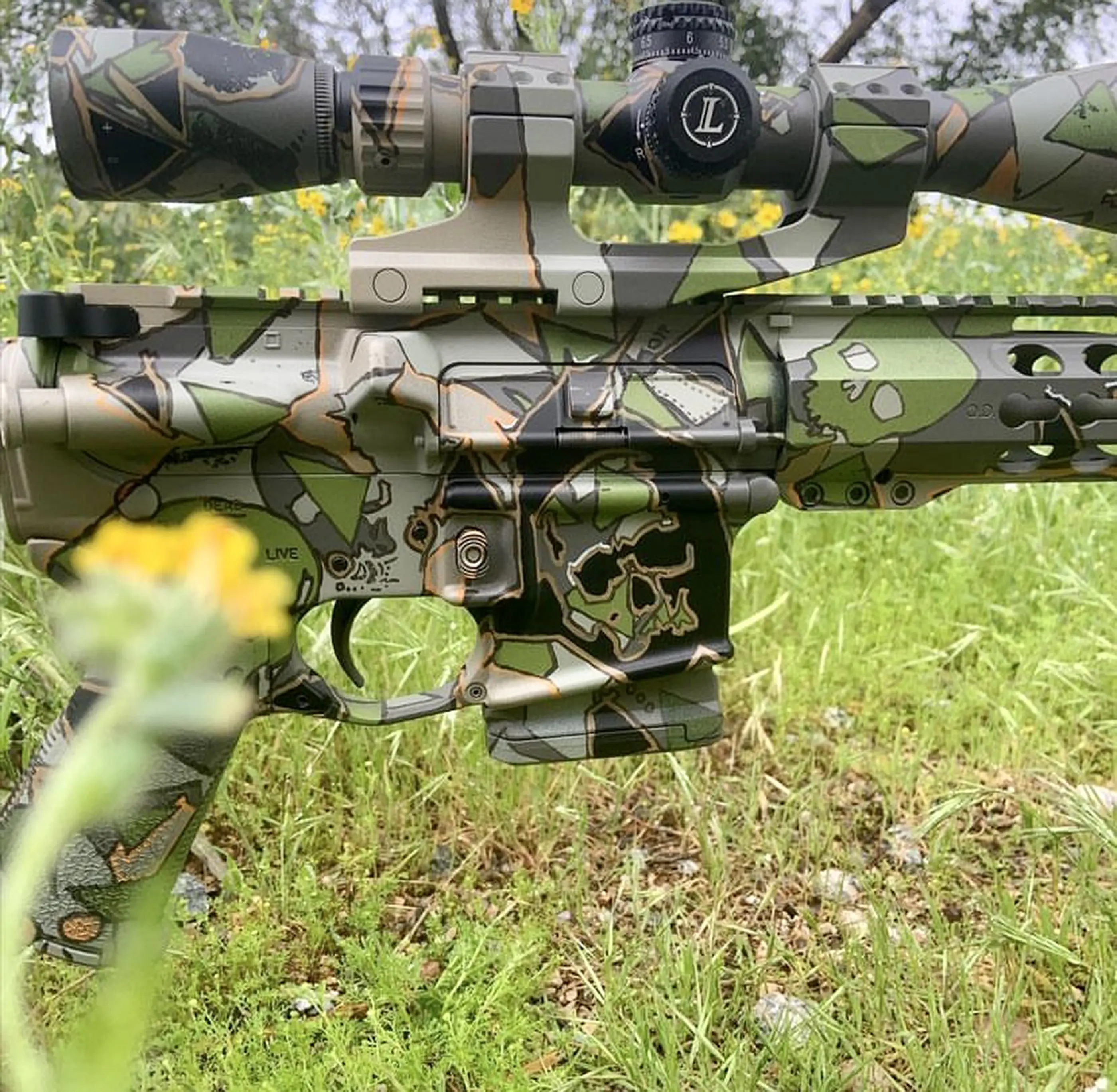 Carnimore custom work displaying precision craftsmanship and Duracoat finishing by Arizona firearms specialist